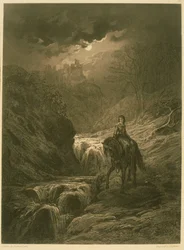 Die Mondscheinritt, Illustration aus 